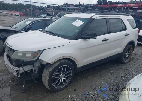 2016 Ford Explorer Sport из США, поврежденный, VIN 1FM5K8GT7GGA12108